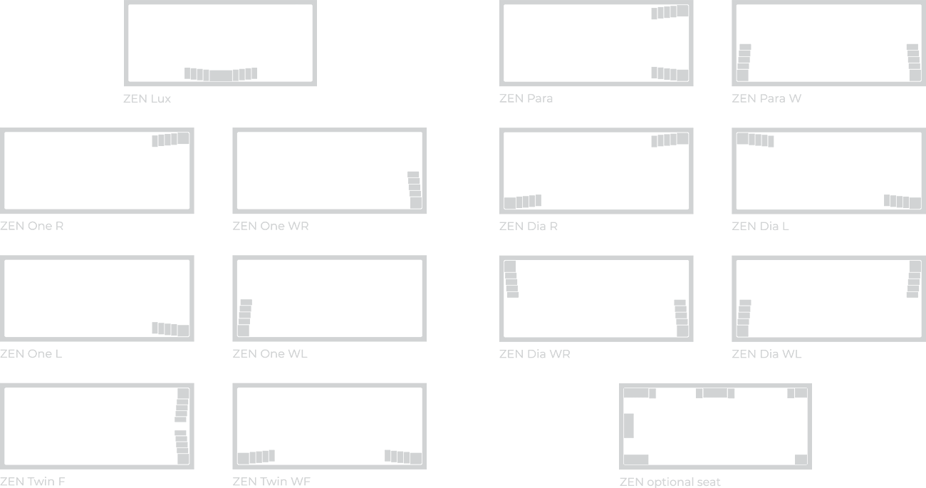 Варианты исполнения: Бассейн ZEN